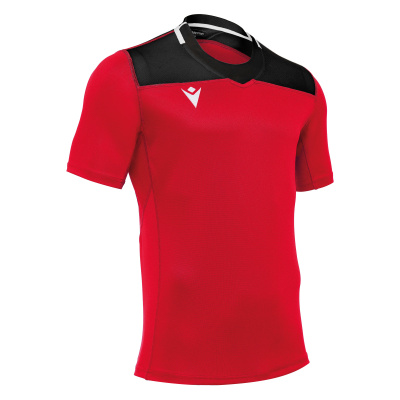 Регбийка игровая MACRON JASPER SHIRT RED/BLACK