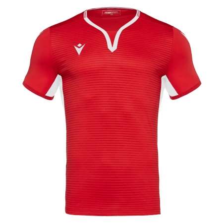 Футболка спортивная MACRON CANOPUS SHIRT RED/WHITE