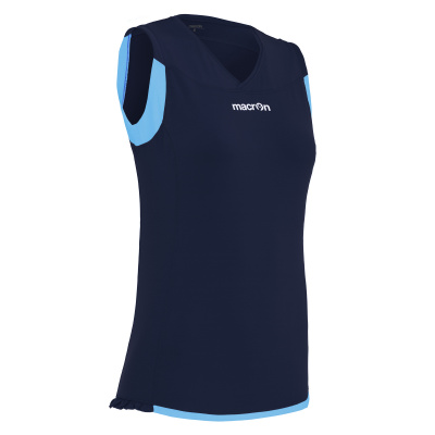 Майка спортивная MACRON MERCURY SLEEVELESS SHIRT NAVY/COLUMBIA