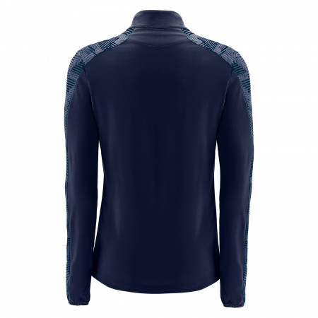 Толстовка тренировочная женская MACRON DORA TRAINING 1/4 ZIP TOP NAVY/LIGHT NAVY
