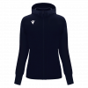 Олимпийка спортивная женская MACRON DRUM FULL ZIP HOODED SWEATSHIRT NAVY