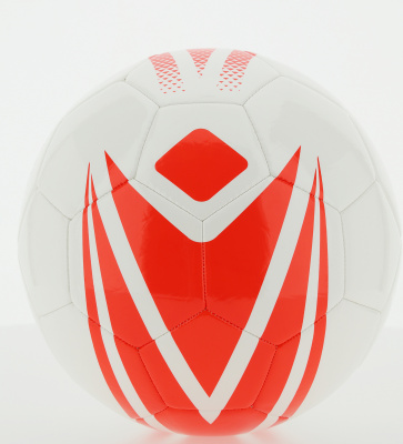 Мяч футбольный тренировочный MACRON DEGREE XH N.3 WHITE/RED