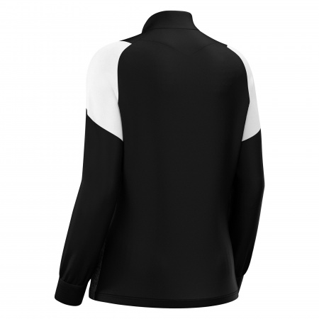 Олимпийка парадная женская MACRON VALKYRIA FULL ZIP TOP BLACK/WHITE