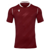 Футболка спортивная MACRON KIMAH SHIRT CARDINAL/WHITE