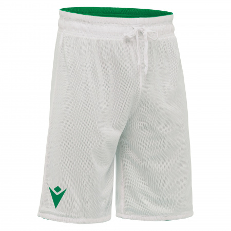 Шорты спортивные MACRON DENVER HERO SHORT REVERSIBLE GREEN/WHITE