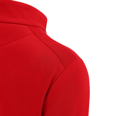 Толстовка тренировочная женская MACRON MAIRA TRAINING 1/4 ZIP TOP RED/WHITE