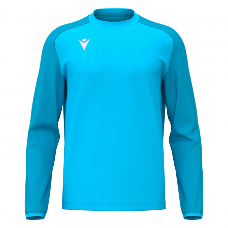 Толстовка тренировочная MACRON THALOS TRAINING TOP NEON SKY/ DARK NEON SKY