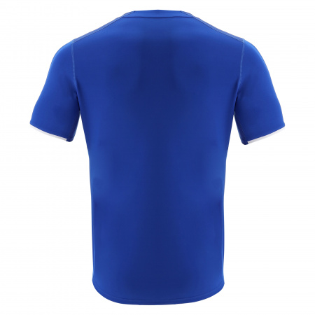 Футболка спортивная MACRON RHODIUM ECO SHIRT ROYAL BLUE/DARK ROYAL BLUE/WHITE