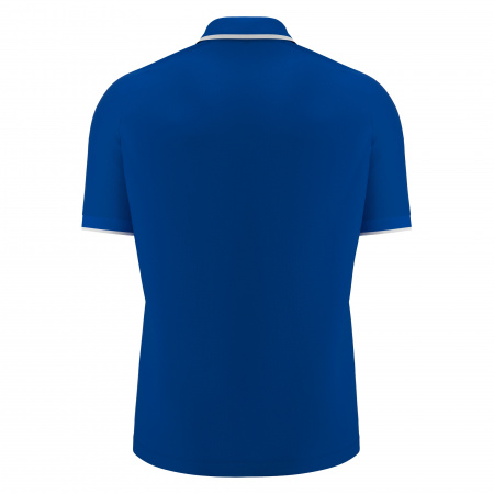 Поло парадное MACRON AULOS POLO ROYAL BLUE/WHITE