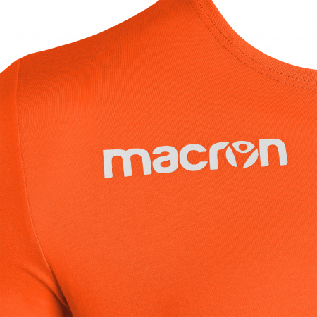 Футболка спортивная х/б MACRON BOOST T-SHIRT ORANGE