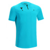 Футболка судейская проф. MACRON DIENST ECO SHIRT NEON SKY BLUE/BLACK