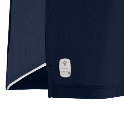 Футболка спортивная женская MACRON STEEL ECO SHIRT NAVY/LIGHT NAVY/WHITE