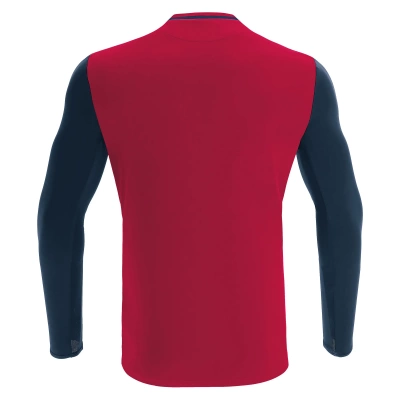 Футболка спортивная MACRON DENEB SHIRT LS RED/NAVY/WHITE