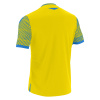 Футболка спортивная MACRON TUREIS ECO SHIRT YELLOW/ROYAL BLUE