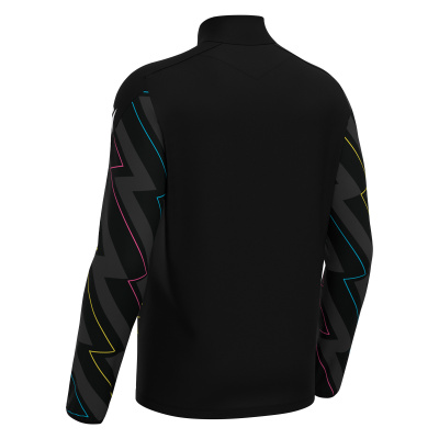 Толстовка тренировочная MACRON YARUGA TRAINING 1/4 ZIP TOP BLACK/THUNDER