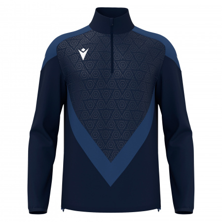 Толстовка тренировочная MACRON ANDUIN TRAINING 1/4 ZIP TOP NAVY/LIGHT NAVY