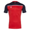Футболка спортивная MACRON DENEB SHIRT RED/NAVY/WHITE