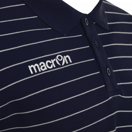 Поло парадное MACRON JUNGLE POLO NAVY/WHITE