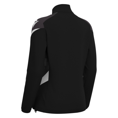 Толстовка тренировочная женская LEONA TRAINING 1/4 ZIP TOP BLACK/WHITE