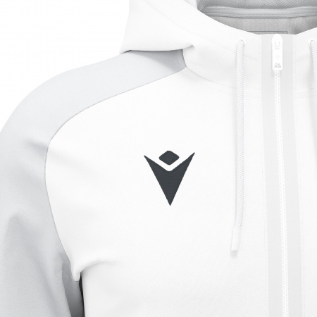 Олимпийка парадная MACRON CHRONOS FULL ZIP TOP WHITE/LIGHT GREY