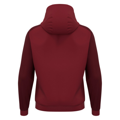 Худи спортивное MACRON HORN HOODY POLY CARDINAL/DARK CARDINAL