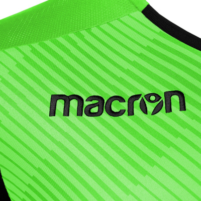Футболка спортивная MACRON HERCULES SHIRT NEON GREEN/BLACK