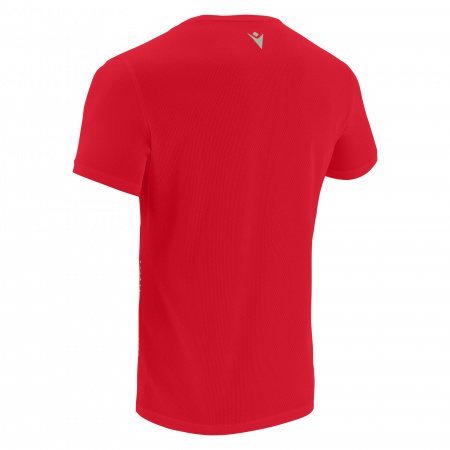Футболка спортиная MACRON IVAN SHIRT RED/BLACK