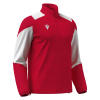 Толстовка тренировочная MACRON CUZCO TRAINING 1/4 ZIP TOP RED/WHITE