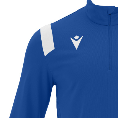 Толстовка тренировочная MACRON GANGE TRAINING 1/4 ZIP TOP ROYAL BLUE/WHITE