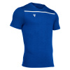 Футболка спортивная х/б MACRON COUNTRY T-SHIRT ROYAL BLUE/WHITE