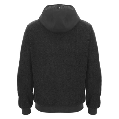 Толстовка MACRON SAPPORO FULL LENGHT ZIP TEDDY BLACK