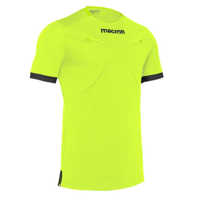 Футболка спортивная MACRON ARCTURUS SHIRT NEON YELLOW/BLACK