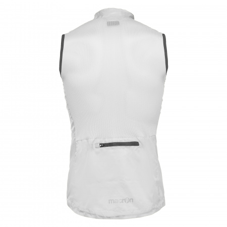 Жилет спортивный ветрозащитный MACRON FLOYD WINDBREAKER WHITE