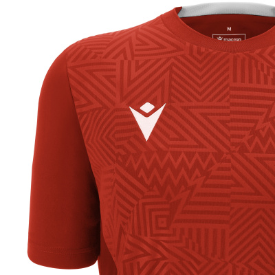 Футболка спортивная женская MACRON SKAT RED/WHITE