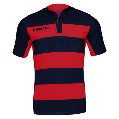 Регбийка игровая MACRON IDMON SHIRT NAVY/RED