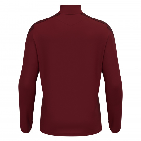 Толстовка тренировочная MACRON YARUGA TRAINING 1/4 ZIP TOP CARDINAL/DARK CARDINAL