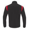 Толстовка тренировочная MACRON GANGE TRAINING 1/4 ZIP TOP BLACK/RED