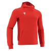 Толстовка спортивная MACRON ELECTRO HOODY POLYDIAGONAL RED