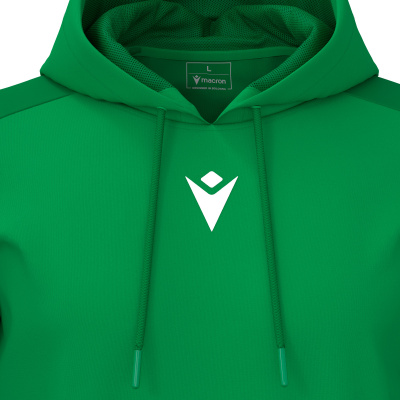 Худи спортивное MACRON HORN HOODY POLY GREEN/DARK GREEN