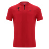 Футболка судейская проф. MACRON DIENST ECO SHIRT BRIGHT RED/BLACK