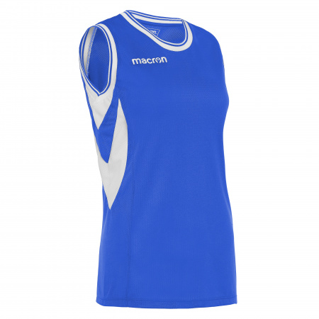 Майка спортивная MACRON POTASSIUM WOMAN SHIRT ROYAL BLUE/WHITE