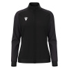 Олимпийка парадная женская MACRON RAMA FULL LENGTH ZIP TOP BLACK/DARK GREY