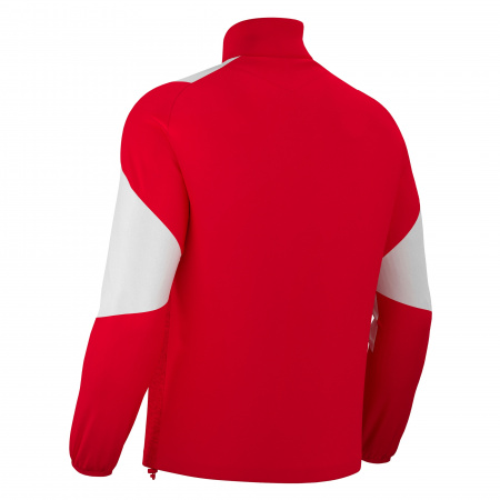 Толстовка тренировочная MACRON CUZCO TRAINING 1/4 ZIP TOP RED/WHITE