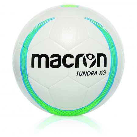Мяч футзальный MACRON TUNDRA N.4 FUTSAL BALL WHITE/NEON BABY BLUE