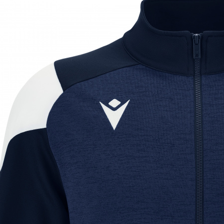 Олимпийка спортивная MACRON VANIR FULL LENGTH ZIP TOP NAVY/WHITE