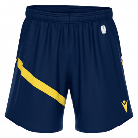 Шорты спортивные MACRON SHEN ECO SHORTS NAVY/YELLOW