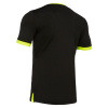 Футболка спортивная MACRON ARCTURUS SHIRT BLACK/NEON YELLOW