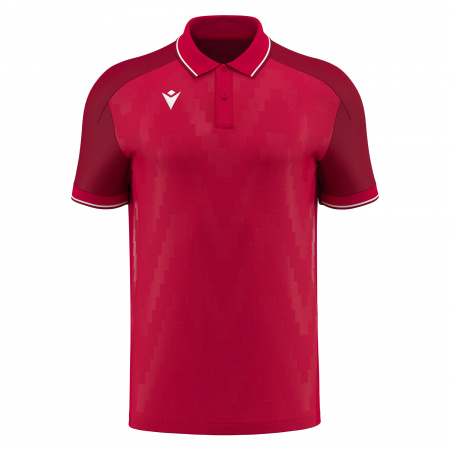 Поло парадное MACRON ECHOES POLO RED/WHITE
