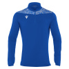 Толстовка тренировочная MACRON TIBER 1/4 ZIP TOP ROYAL BLUE/WHITE