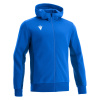 Олимпийка спортивная MACRON TRUMPET FULL ZIP HOODED SWEATSHIRT ROYAL BLUE/DARK ROYAL BLUE